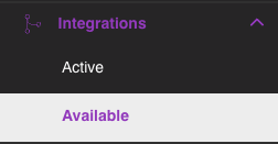 Available Integrations