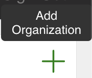 Add Organization Button